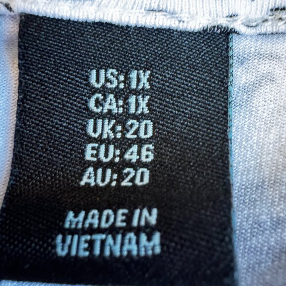 Cynthia Rowley Handkerchief Hem Swimsuit Coverup-Venice Italy 1X - Picture 6 of 7